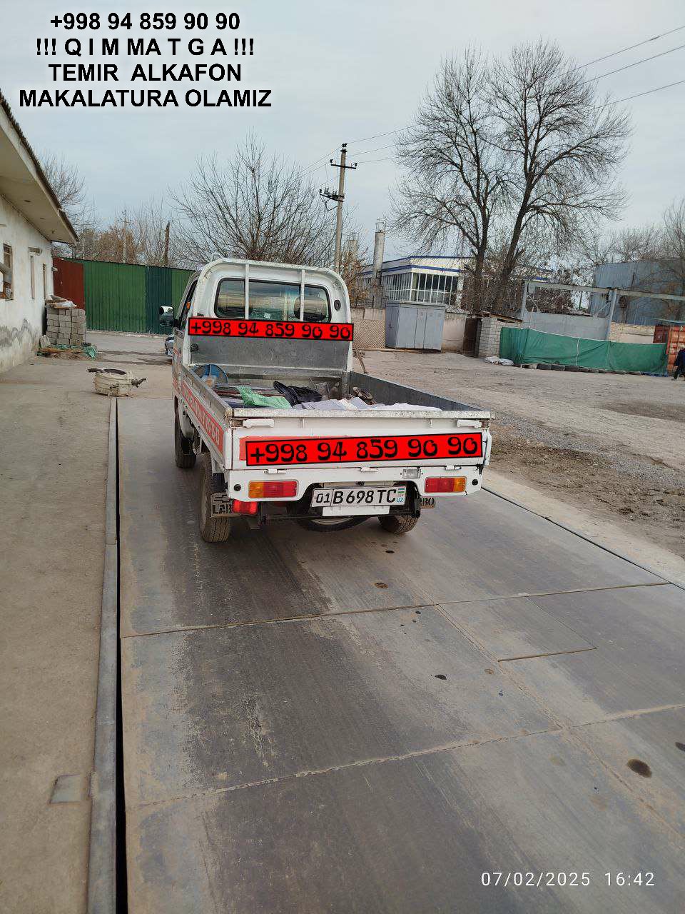 Metallolom qabul qilish Mirobod