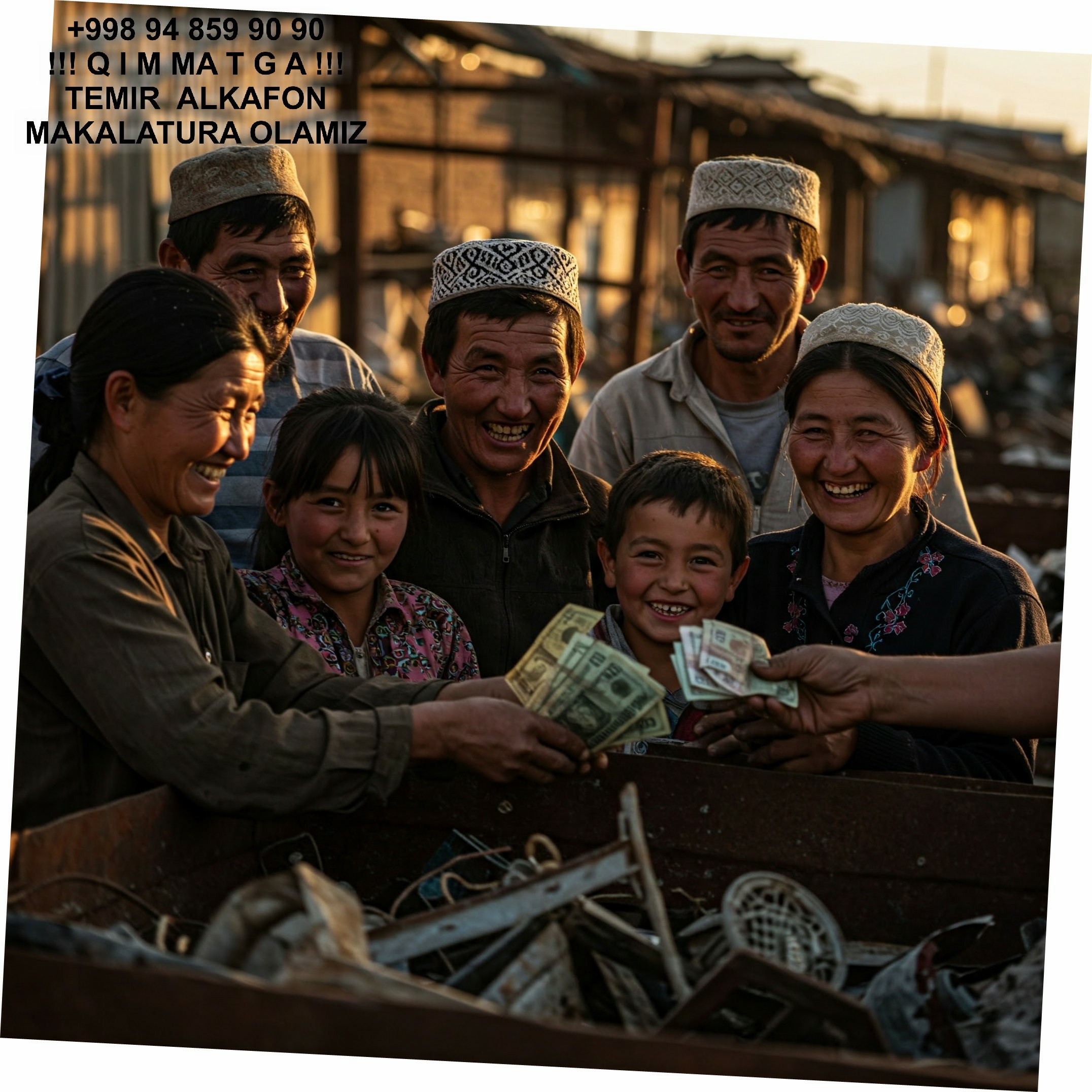 Metallolom qabul qilish Parkent